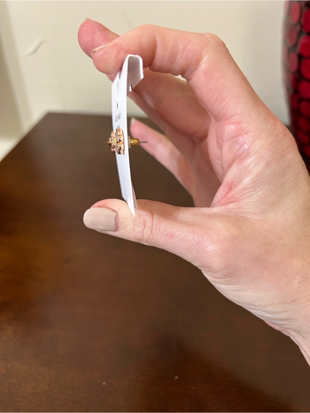 Kate Spade Rose Gold Spades & Studs Stud Earrings - Picture 5 of 15